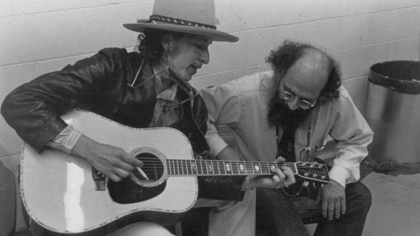 Bob Dylan i Allen Ginsberg (1975)
