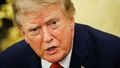 Donald Trump odpowiada na pytania dziennikarzy w Białym Domu