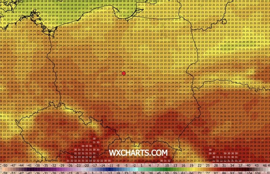 upał
