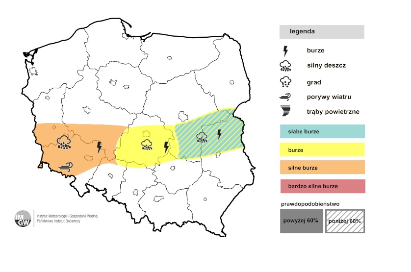prognoza burz na noc