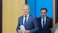 Premier Donald Tusk i min. Andrzej Domański 
