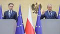 Donald Tusk i Andrzej Domański