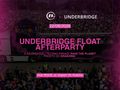 Plakat promujący wydarzenie Underbridge Float Afterparty.