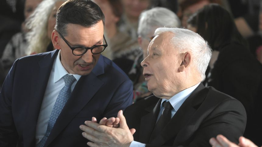 Mateusz Morawiecki i Jarosław Kaczyński