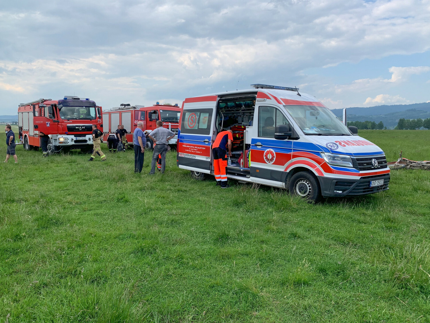 Katastrofa szybowca w Lesznie. Pilot nie przeżył