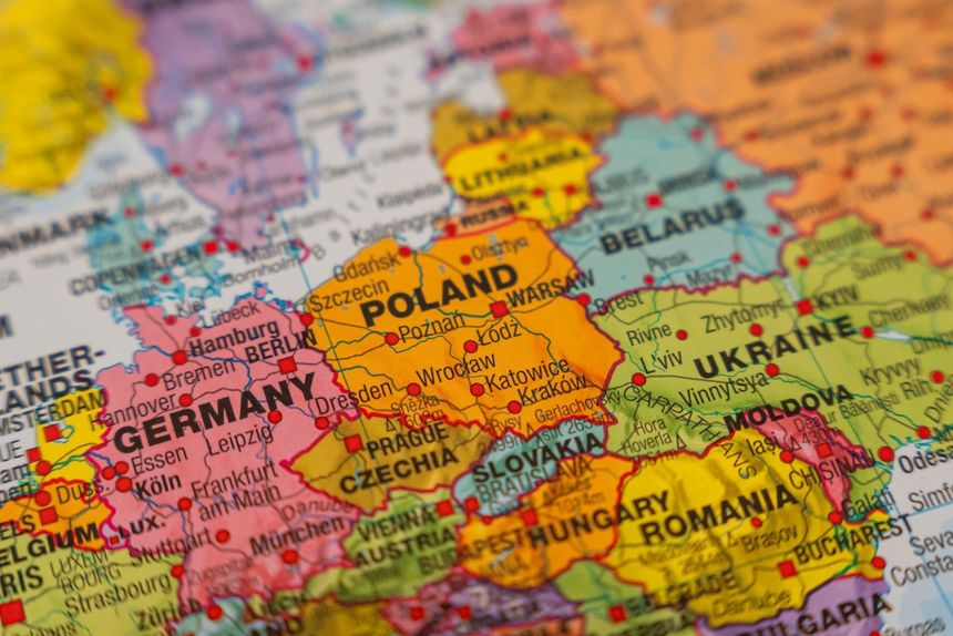 Polska na mapie Europy