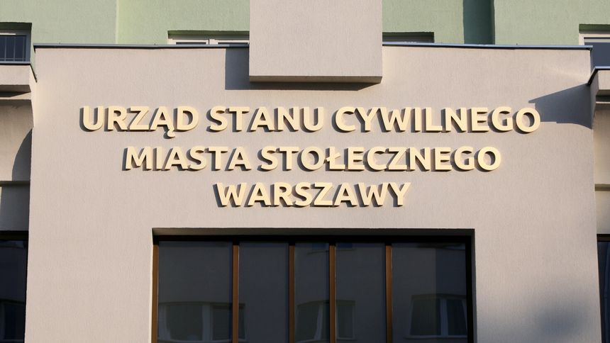 Urząd stanu cywilnego w Warszawie (zdjęcie ilustracyjne)
