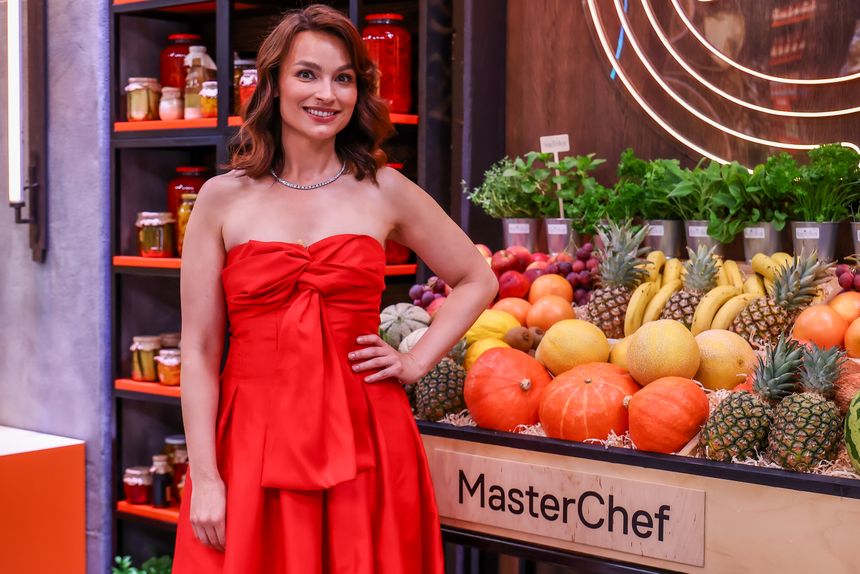 Anna Starmach na planie Masterchefa