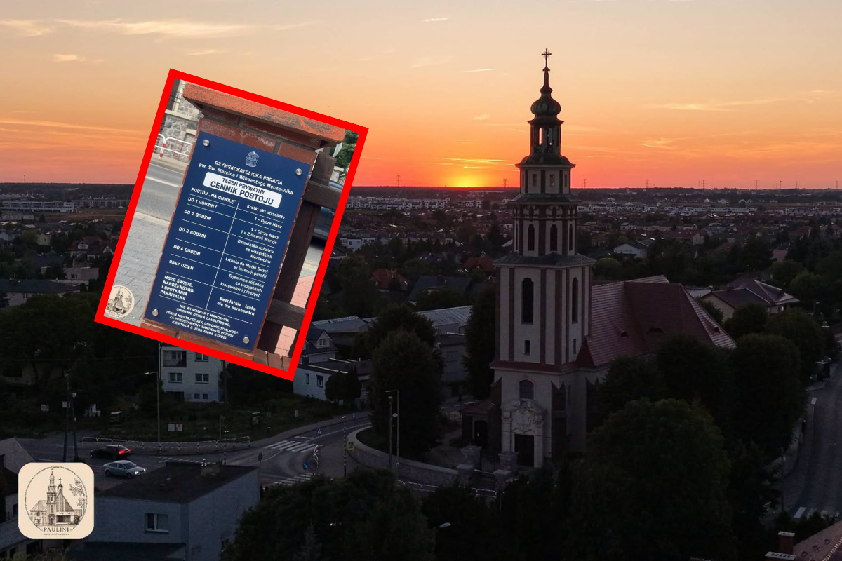 Tyle „kosztuje" parkowanie przed kościołem w Skórzewie. „To nie jest prima aprilis"