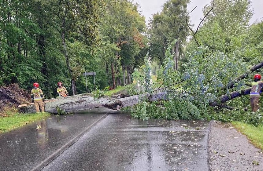 interwencje strazakow po burzach