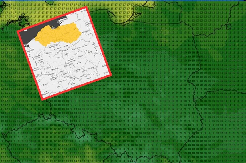 Temperatury w Polsce 25 sierpnia o 6.00
