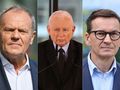 Donald Tusk, Jarosław Kaczyński, Mateusz Morawiecki