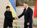 Wołodymyr Zełenski i Karol Nawrocki