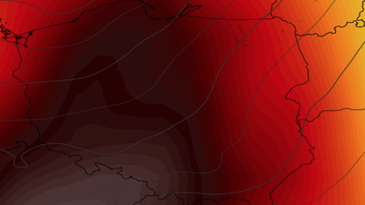 Anomalia temperatury na poziomie ciśnienia 850 hPa 06.09 (ECMWF)