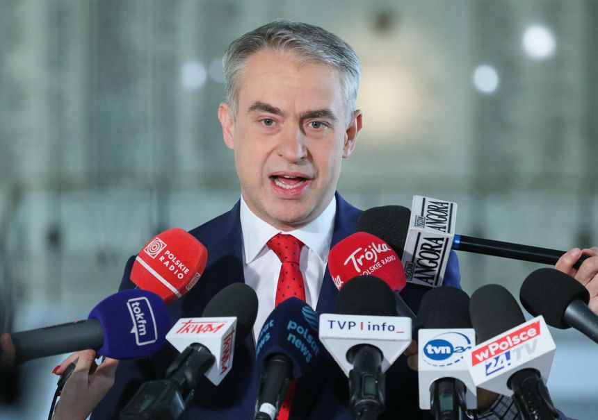 Konferencja prasowa Krzysztofa Gawkowskiego w sprawie Mety
