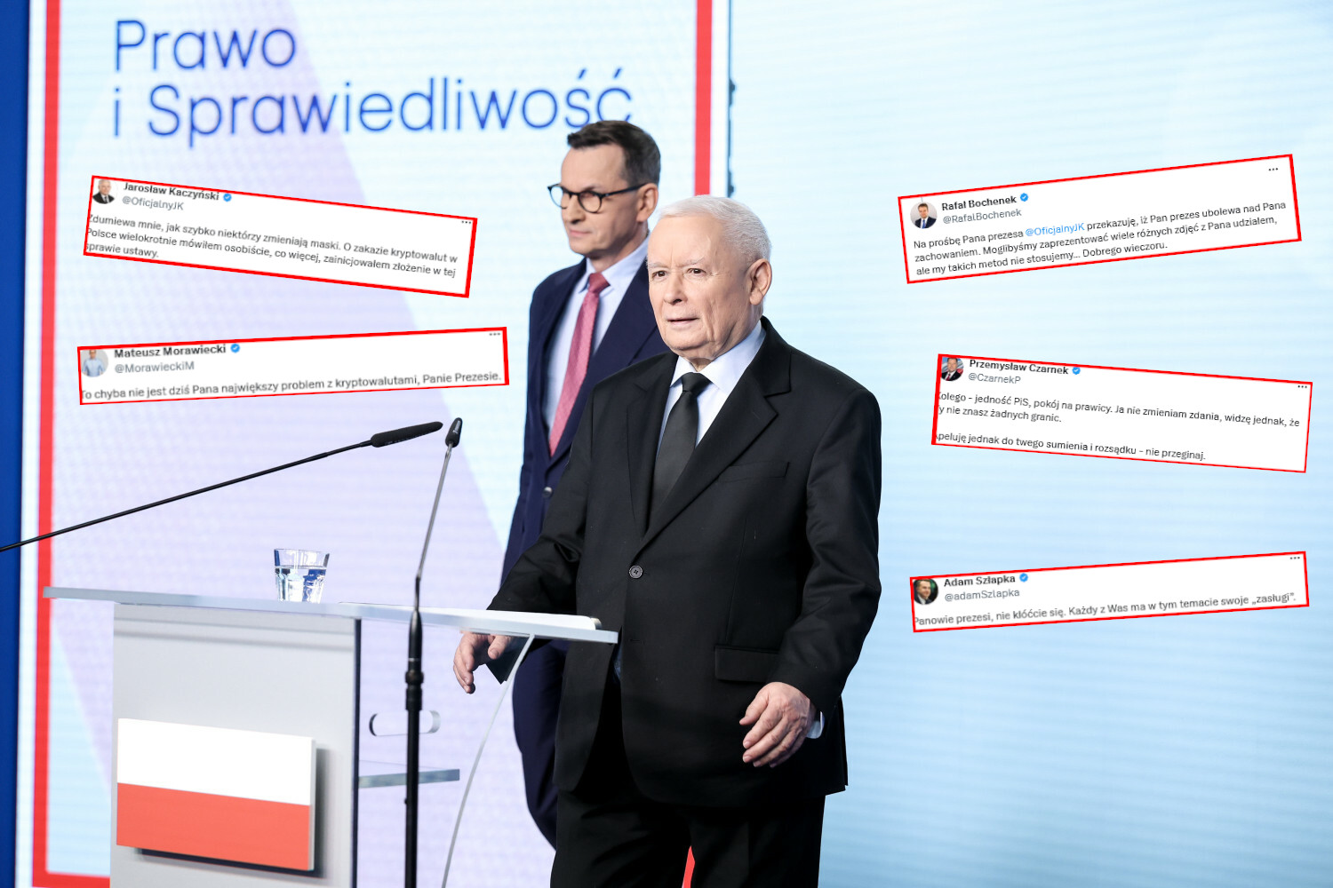 Starcie Kaczyńskiego i Morawieckiego, lawina komentarzy. „Nie przeginaj”