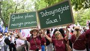Manifestacja nauczycieli: „Politycy do tablicy”