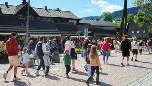 Krupówki pod koniec lata