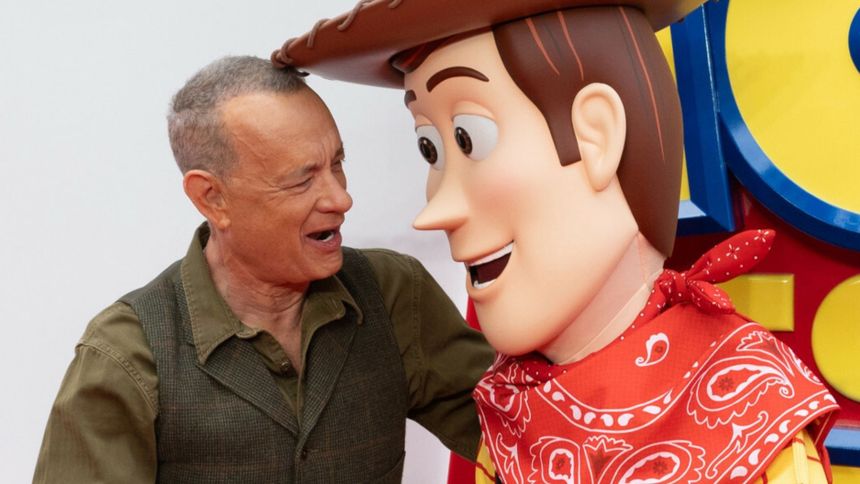 Tom Hanks na premierze 