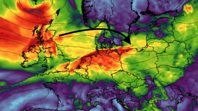 Maksymalny poryw wiatru na wysokości 10 m z ostatnich 6 godzin (km/h) 04.09 (ECMWF)