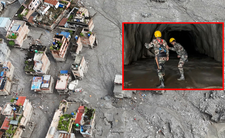 Nepal, akcja ratunkowa w tunelach