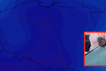 Anomalia temperatury na poziomie ciśnienia 850 hPa 16.09 (ECMWF)