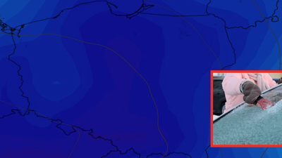 Anomalia temperatury na poziomie ciśnienia 850 hPa 16.09 (ECMWF)