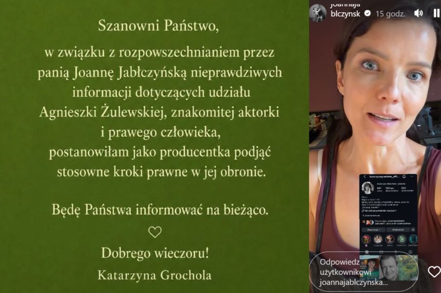 Katarzyna Grochola usunęła wpis, w którym groziła Joannie Jabłczyńskiej sądem