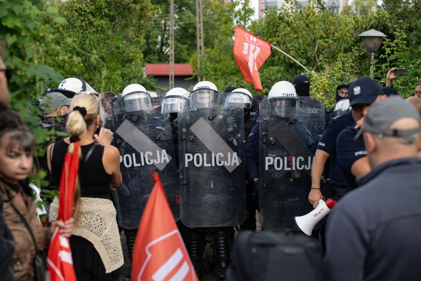 Protest na Osiedlu Maltańskim
