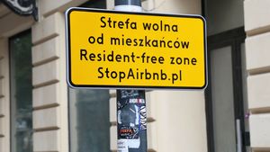 Protest przeciwko najmowi krótkoterminowemu