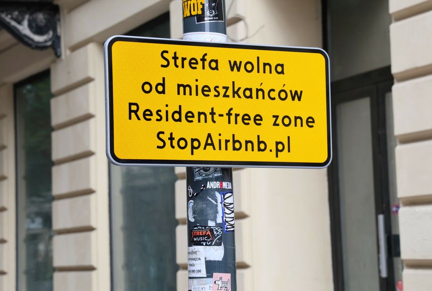 Protest przeciwko najmowi krótkoterminowemu