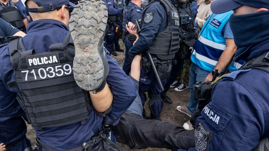 Protest mieszkańców Osiedla Maltańskiego w Poznaniu