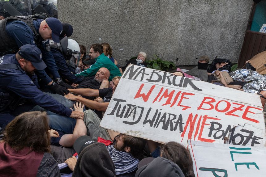 Eksmisja na Osiedlu Maltańskim