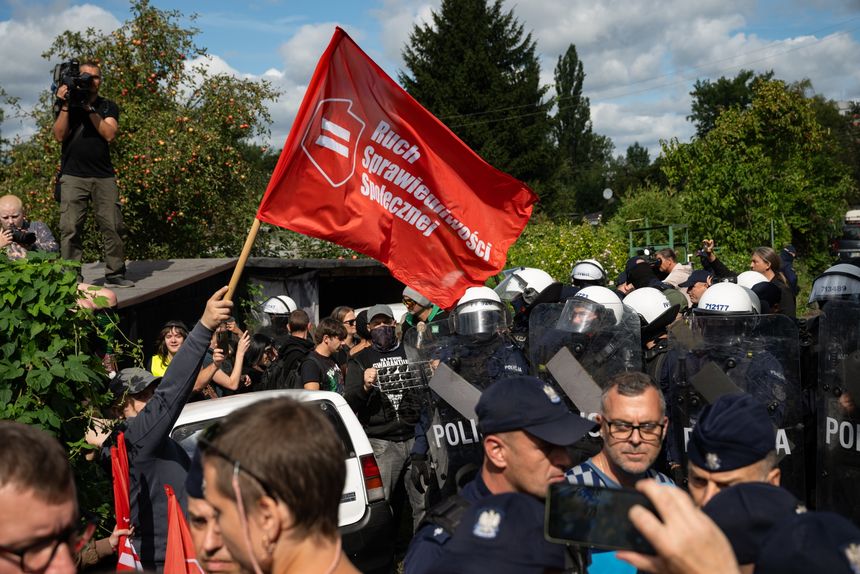 Protest na Osiedlu Maltańskim