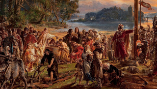 Jan Matejko - Zaprowadzenie chrześcijaństwa