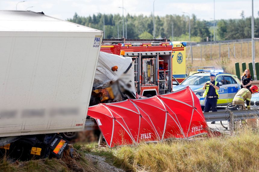 tragiczny wypadek na A1