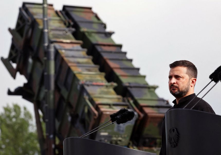 Zełenski, baterie patriot