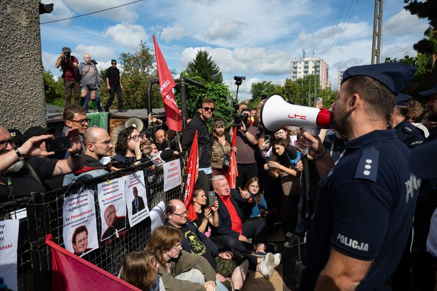 Protest na Osiedlu Maltańskim