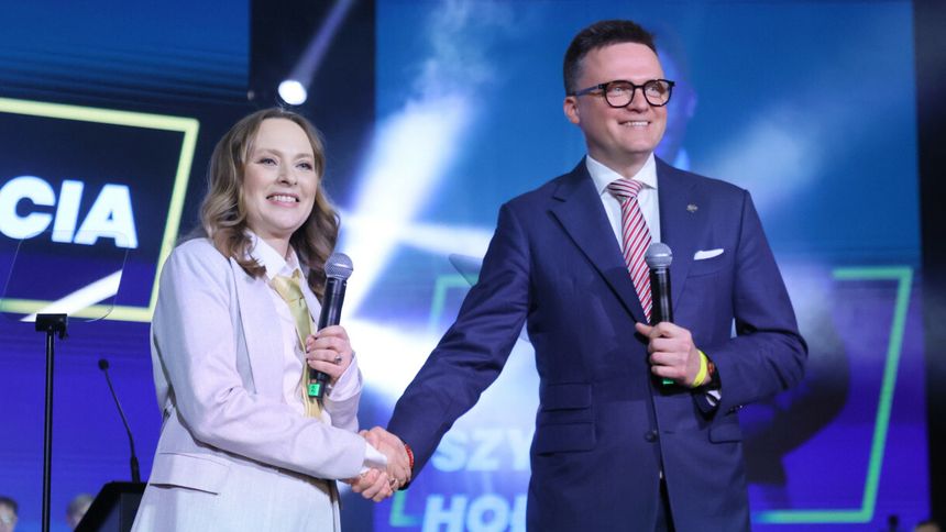 Katarzyna Pełczyńska-Nałęcz i Szymon Hołownia