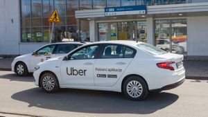Samochód Ubera (zdjęcie ilustracyjne)