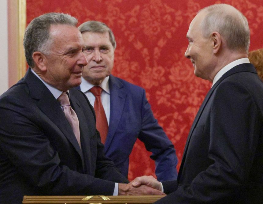 Witkoff podczas spotkania z Putinem 