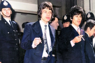 Mick Jagger i  Keith Richards z The Rolling Stones