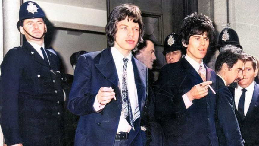 Mick Jagger i  Keith Richards z The Rolling Stones