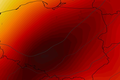 Anomalia temperatury na poziomie ciśnienia 850 hPa 09.09 (ECMWF)