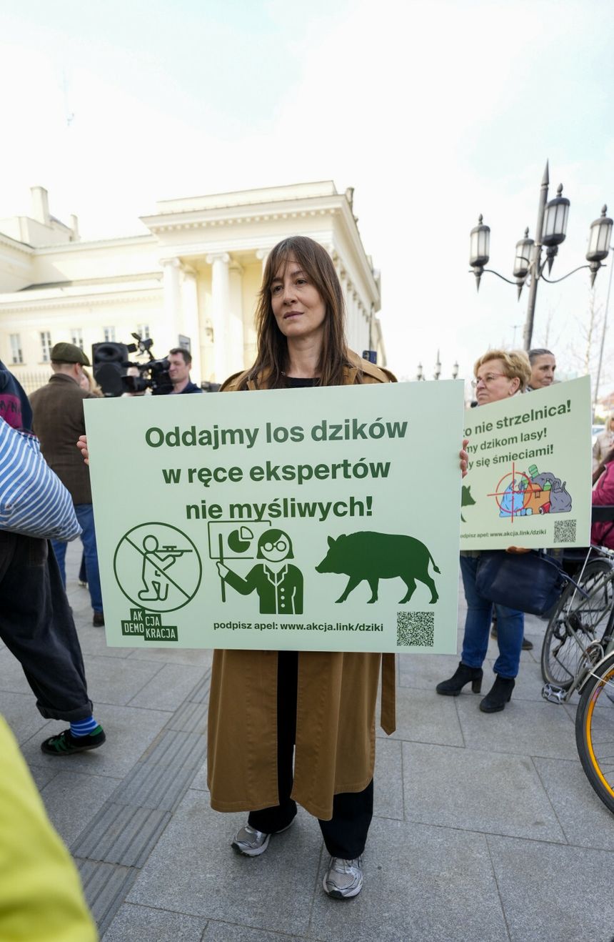 Maja Ostaszewska broni dzików