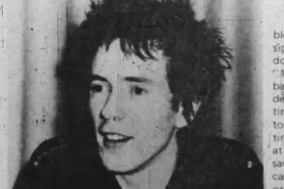Johnny Rotten z Sex Pistols