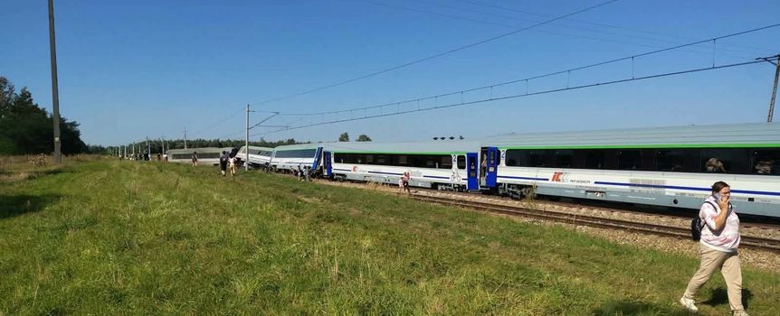 Wykolejenie pociągu pod Przysuchą