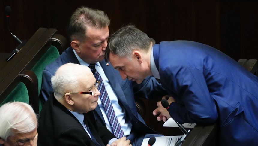 Jarosław Kaczyński, Mariusz Błaszczak, Zbigniew Ziobro 
