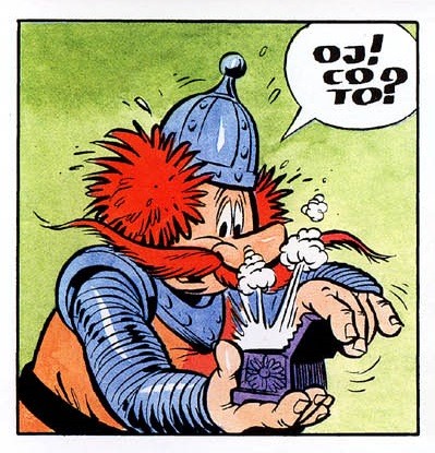 Mirmił - kadr z komiksu Kajko i Kokosz