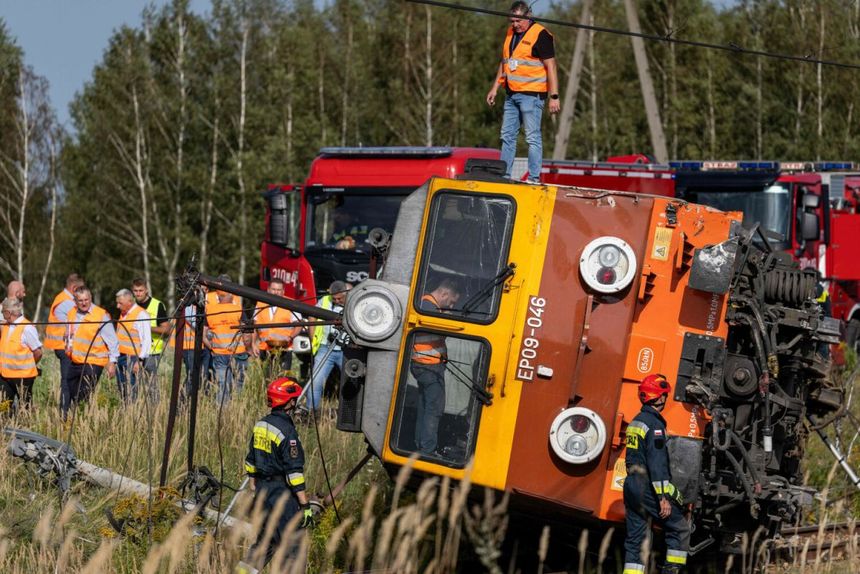 Wypadek w Sokolnikach Suchych. Zginęła jedna z pasażerek pociągu 